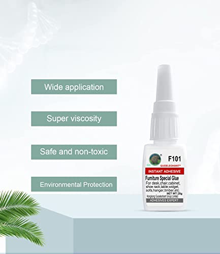 Wood Glue for Furniture, Professional Furniture Repair Glue, for All Kinds of Wood Furniture, Metal Furniture, Plastic Furniture, Stone Products, Ceramic Products Repair and bonding.（20g/Clear）