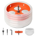 Storystore 6 3/8 inch Hole Saw for Recessed Lights with Dust Bowl Catcher - size: 6-3/8 inch