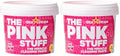 Stardrops The Pink Stuff Cleaning Paste 500g, Multi Purpose Cleaner for Kitchen, Bathroom, Tiles, Glass, Shower, Oven, Sink, Stainless Steel, Removes Grease, Grime & Stains (Pack of 2) - size: 17.63 Ounce (Pack of 2)