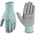 Wells Lamont Women's COOLMAX PU Grip Moisture Wicking Work Gloves, Large - size: Large (Pack of 1)