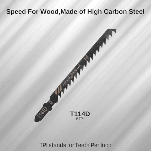 40Pcs T-Shank Multi-Purpose Jigsaw Blades Set with Storage Case, Made with HCS/HSS, Assorted T-Shank Jig Saw Blades for Wood, Plastic and Metal Cutting (JSB40A) - style: JSB40A 40Pcs Set