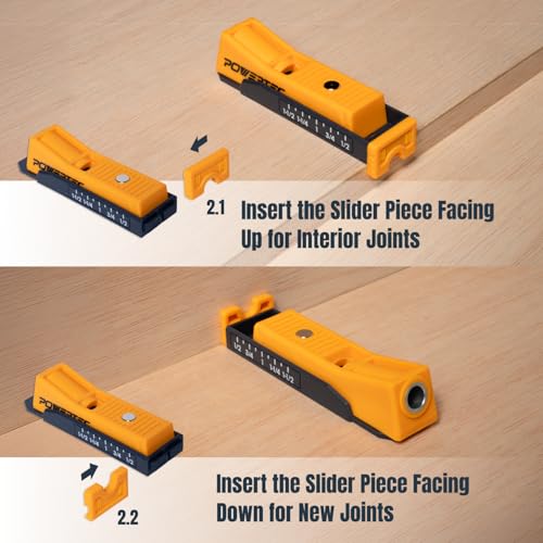 POWERTEC 72497 Single Pocket Hole Jig Kit for Woodworking - with Drill Bit, Driver Bit, Hex Key, Stop Collar & 200 PK Pocket Hole Screws, Pan-Head, #2 Square Drive, 1" Coarse Thread - style: SinglePocket Hole Jig Kit w/ 1" Screws (200PK)