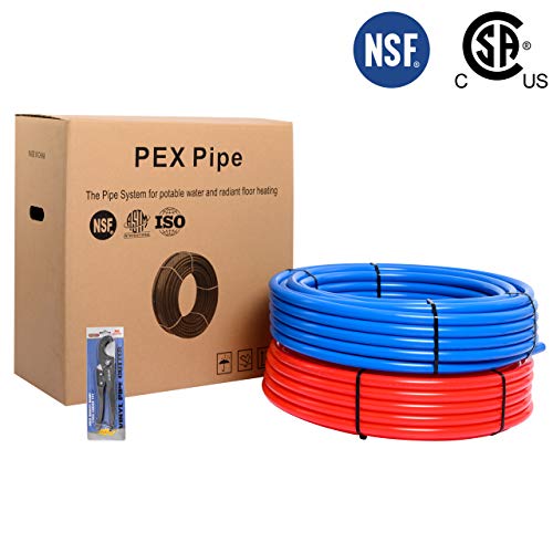 EFIELD 2 Rolls x 100 ft (200 Ft) 3/4-Inch Pex-b Pipe/Tubing - size: 3/4 inch, 2x100 ft, style: Combo - Poly