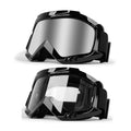 ATV Dirt Bike Goggles 2-Pack Motorcycle Gear Motocross Riding Racing - color: Clear Lens + Silver Lens