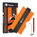Saker Contour Gauge Profile Tool with Adjustable Lock 10 Inch Orange | Gifts for Men Women Father Dad Boyfriend Husband,Precisely Copy Irregular Shape Duplicator,Cool Gadgets for Woodworking - style: 10 INCH