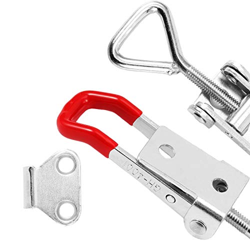 30 PCS 4001 Heavy Duty Quick Release Pull Latch Toggle Clamp, Clamps with 330 Lbs Holding Capacity for Cabinet Door Table Storage Box Home Office Factory - size: 30 Pack 4001
