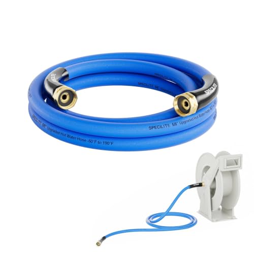 SPECILITE Female to Female Hot/Cold Garden Water Hose 10 ft x 5/8", Blue - color: 5/8" Female to Female Blue, size: 10 FT