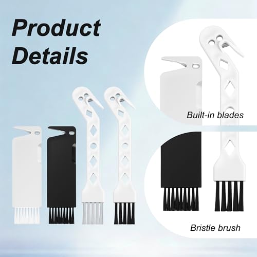 4 Pcs Vacuum Cleaner Brush, 2 in 1 Vacuum Roller Cleaning Tool