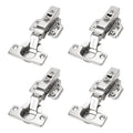 4 Pcs 105° Soft Close Cabinet Hinges 35mm, 3D Full Overlay Hinge - size: Full Overlay