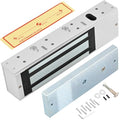 Electromagnetic Door Lock 12V DC Fail-Safe, 1200LBS Heavy-Duty Magnetic Lock, Surface-Mount for Metal & Wooden Doors, Office & Commercial Access Control - color: E-1200LBS Lock
