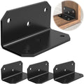 2x4 Galvanized Corner Brace – Heavy Duty L Bracket (4-Pack) - size: 2x4 inch ( 4 Pack )