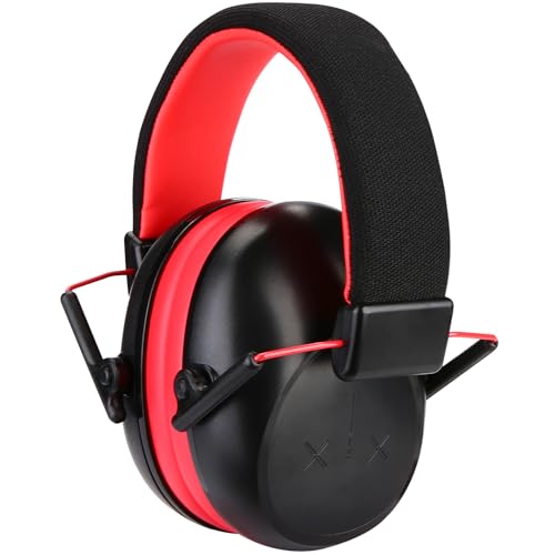 ProCase Kids Noise Cancelling Headphones Ear Hearing Protection, Black - color: Black
