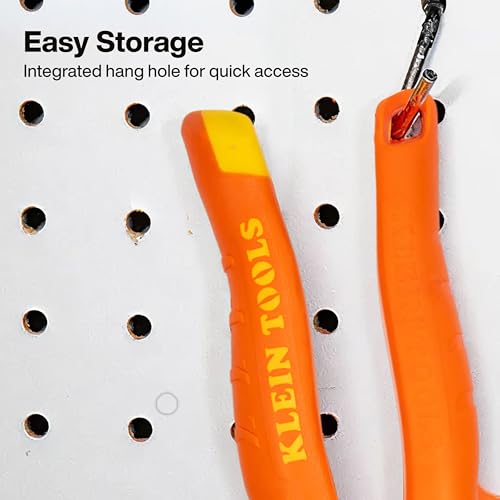 Klein Tools 1302S Aviation Tin Snips, Straight, Long Cut, Heavy Duty Metal Cutting Shears with Forged Steel Blade - style: Long Nose Straight-Cutting