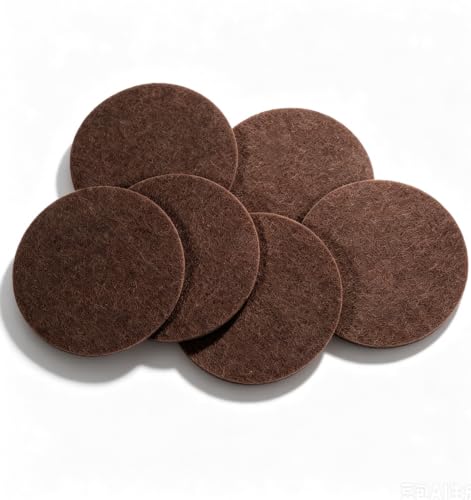 6 Pcs Felt Furniture Pads for Hardwood Floors, Adhesive Chair Felt Pads