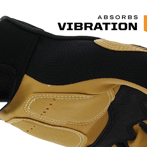 Mechanix Wear Material4X M-Pact Work Gloves, Brown/Black, Medium - size: Medium