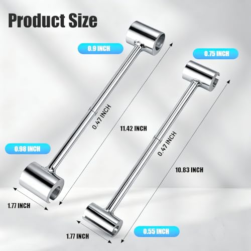 Door Hinge Adjustment Tool, 2 Pack, 0.55"-0.75" & 0.9"-0.98"