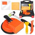Floor Gap Fixer Tool Kit, Suction Cup Plank Grabber Floor Fix Pro with Rubber Mallet, Heavy Duty for Rigid Floating Laminate SPC LVT Vinyl Plank Flooring Gap Repair