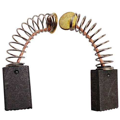 Electric Motor Carbon Brushes 30 Pack Replacement Repair Kit 5x8x13mm / 0.19x0.31x0.51 Inch for Drill, Electric Planer, Trimmer Motor - size: 50#