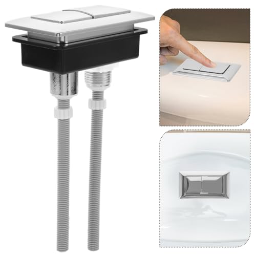 WOFASHPURE Toilet Flush Button Replacement, Dual Push Button Toilet Tank