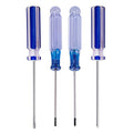 small screwdriver tool flat head and Phillips ((PH0/PH00) used to repair toys, musical instruments, microphones loose screws - color: Blue