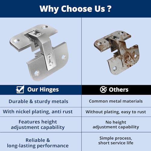 2-Pack Adjustable Concealed Pie-Cut Corner Cabinet Hinge 343.90.710 Hinges - size: 2 Pack