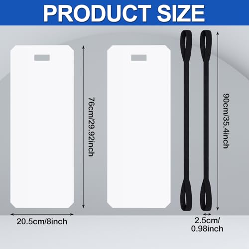 Wenqik 2 Pcs Appliance Sliders with Pull Strap Fridge,29.92 X 8.07 Inches - size: 29.92 x 8.07 Inches
