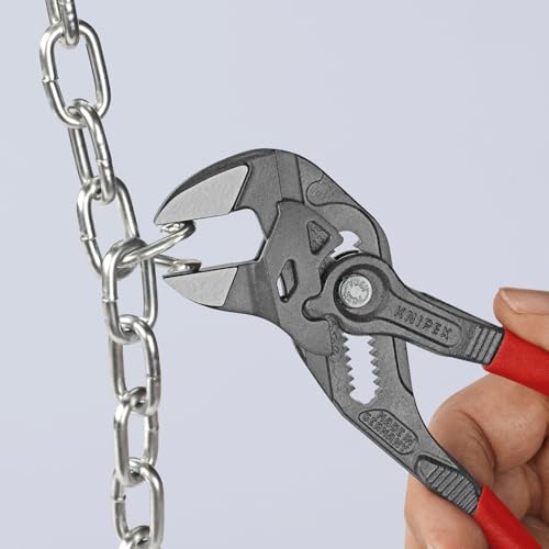 KNIPEX Tools - Pliers Wrench, Black Finish (8601180), 7 1/4-Inch, Black Finish - size: 7.25-Inch, style: Wrench, Black Finish
