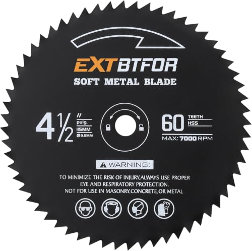 Circular Saw,4-1/2" Mini Circular Saw Cordless with 5PCS 4-1/2 Saw Blades