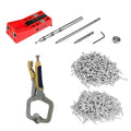 Viking Mountain Tool Works Pocket Hole Jig and Face Frame clamp kit with Builders 500 pack of pocket hole screws for 3/4 hard and soft wood. Build tables, shelves, cabinets, furniture, and more!