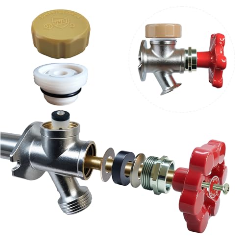 Outdoor Faucet Repair Kit,VACVBKX1B Vacuum Breaker Outside Faucet Repair Kit,Water Hose of Home Improvement,Hose Bib Spigot Repair Kit for Anti-Siphon Frost-Free Sillcock Valves