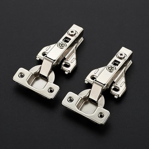 105 Degree Concealed Kitchen Cabinet Hinges,Full Overlay,10 Packs(5 Pairs)
