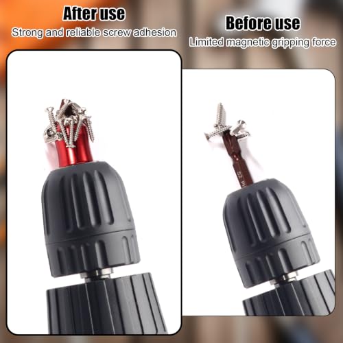 3pcs Screwdriver Head Magnetic Screw Rings & 3pcs PH2 Screwdriver Bits - style: 65mm 100mm 150mm Phillips