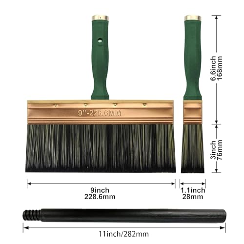 King Origin Deck Stain Brush, 9 Inch Deck Paint Brush - size: 9-Inch