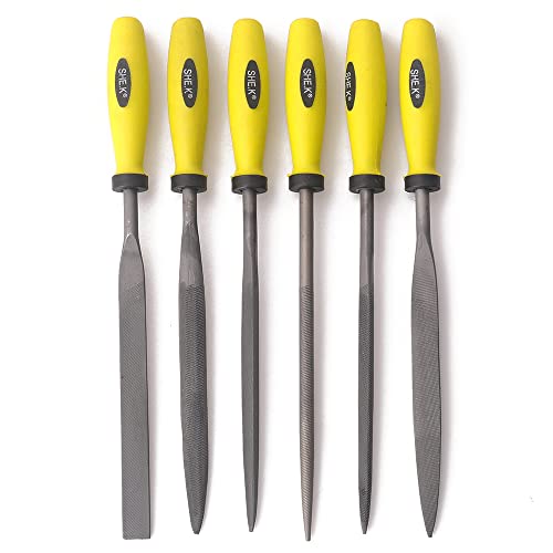 Needle File Set (6 PIECE Set) 5x180mm - color: Carbon Steel, size: 5x180mm