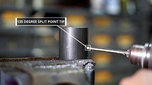Drill America 1/2" x 12" Cobalt Aircraft Extension Drill Bit (Pack of 6), GLBCO Series - size: 1/2" (Pack of 6), style: 12" Length