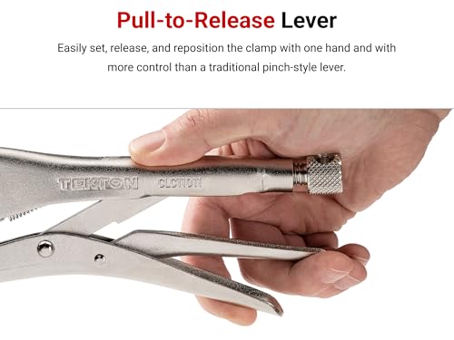 TEKTON 11 Inch Swivel Pad Locking Clamp | CLK11011 - size: 11 in., style: Swivel Pad Locking Clamp