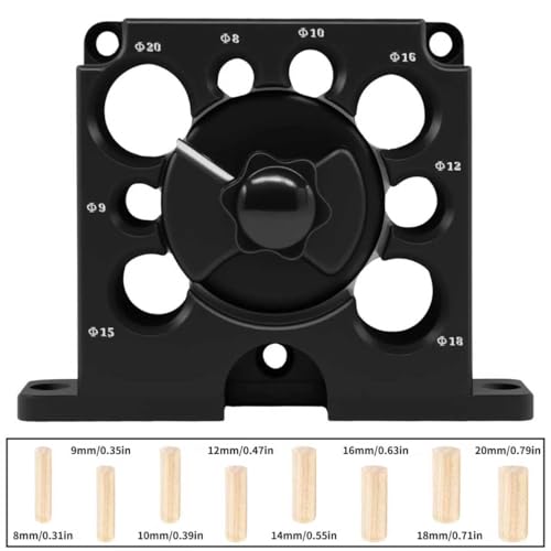 Dowel Maker Jig Kit, 8-20mm Adjustable Carbide Insert Round Rod Cutter