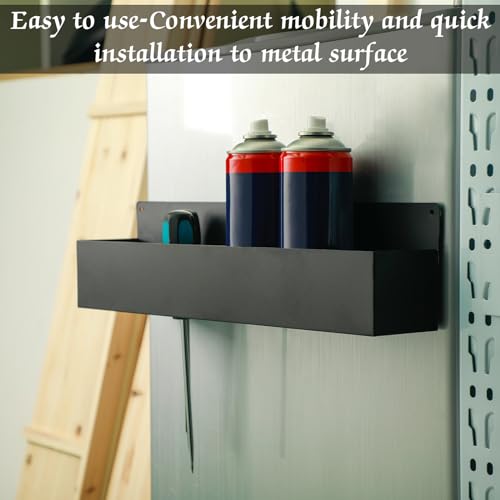 2 Pcs Magnetic Aerosol Spray Can Holder, 16.54 x 3.15 x 4.33 Inch, Black - size: 16.54 x 3.15 x 4.33 Inch