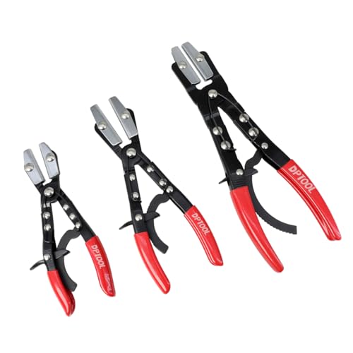 DPTOOL 3pcs Hose Pinch Off Pliers Set 8inch 10inch 12inch Hose Pinch Pliers