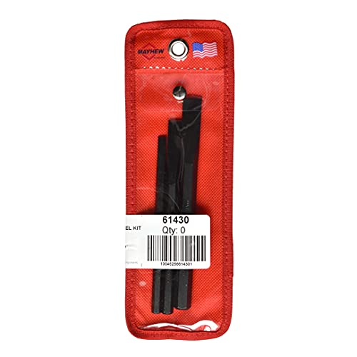 Mayhew Tools 61430 Cold Chisel Set, 3-Piece, Black Oxide Finish