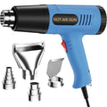 Heat Gun, 900W Hot Air Gun with 2 Temp Settings 572 & 1112°F, Overload Protection, 4 Nozzles, 5FT Cord, Heat Shrink Gun for Crafts, Resin, Vinyl Wrap, Soldering & Phone Repair