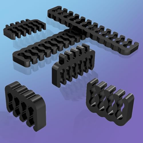 Sirlyr Black 24-PCS PSU Cable Combs Kit,24/12VHPWR/8Pin,3.5mm - color: Black