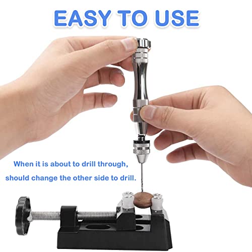 Mini Twist Drill Bits Set - 12Pcs 0.5mm-2.0mm Micro Wood Drill Bit 2.35 Shank Titanium Coated HSS Engraving Drill Bits Hole Drilling Tool for DIY Resin, Beads, Jewelry (12)