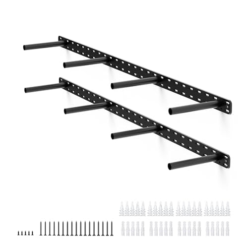 2pcs Floating Shelf Bracket Heavy Duty Hidden Metal Brackets for Shelf,Invisible Shelves Hardware Without Jig (40" x 6" x 1.5") - size: 40" x 6" x 1.5"