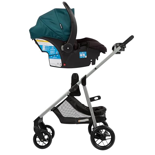 Safety 1st Grow and Go Flex 8-in-1 Car Seat Stroller Combo, Baby Stroller Travel Systems for Infants 4-30 lbs, Stroller and Carseat Combo Set, Forest Tide - color: Forest Tide