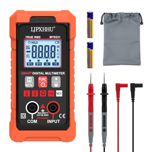 Digital Multimeter Volt Meter TRMS 4000 Counts Auto-Range NCV Tester
