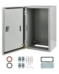 Waterproof Electrical Enclosure 20 x 12 x 10'', Outdoor Electrical Box Weatherproof, Electrical Junction Box with Reinforced Lock - size: 20 x 12 x 10''