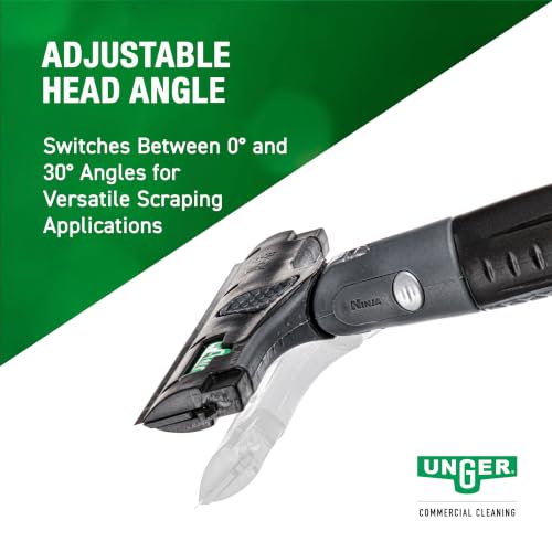UNGER Commercial ErgoTec Ninja 4" Glass Window Scraper EN100