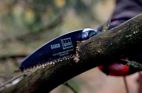 Bahco BAH396LAP Laplander Folding Saw, 7-1/2" Blade, Ergo Grip, Green
