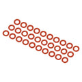 M METERXITY 30 Pack Silicone O-Rings - Garden Water Hose Rubber Sealing Gasket Ring, Soft & Elastic, Apply to Outdoor (2.5mmx4.5mmx1mm, Red) - size: 2.5mmx4.5mmx1mm